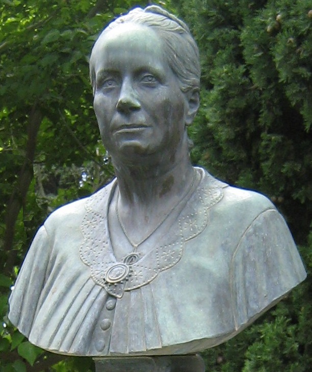 Busto di Florence Trevelyan nel Giardino Pubblico di  Taormina, Sicilia.