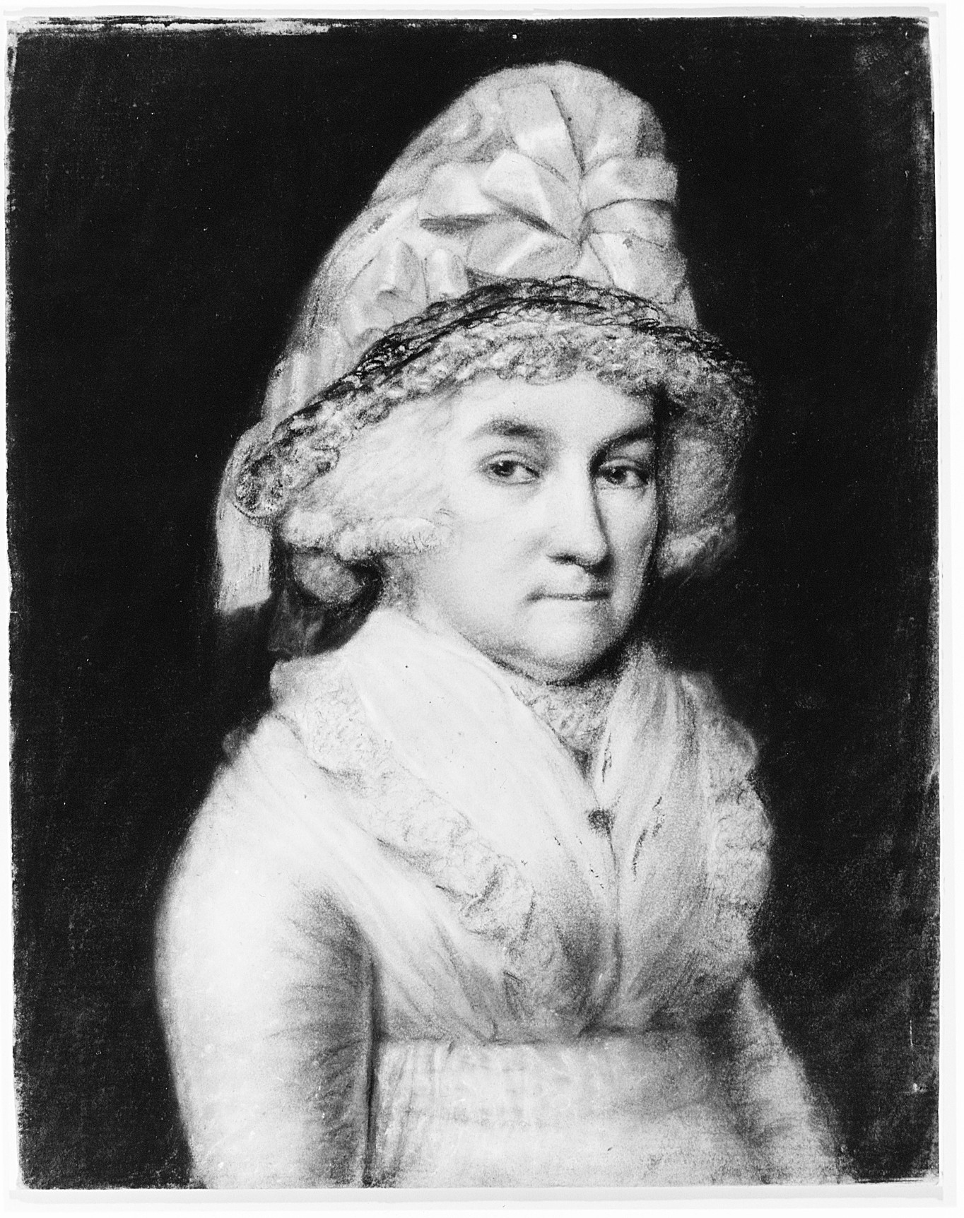 James Sharples (ca. 1751–1811), Abigail Smith Adams, MET Metropolitan Museum of Art (immagine in pubblico dominio)
