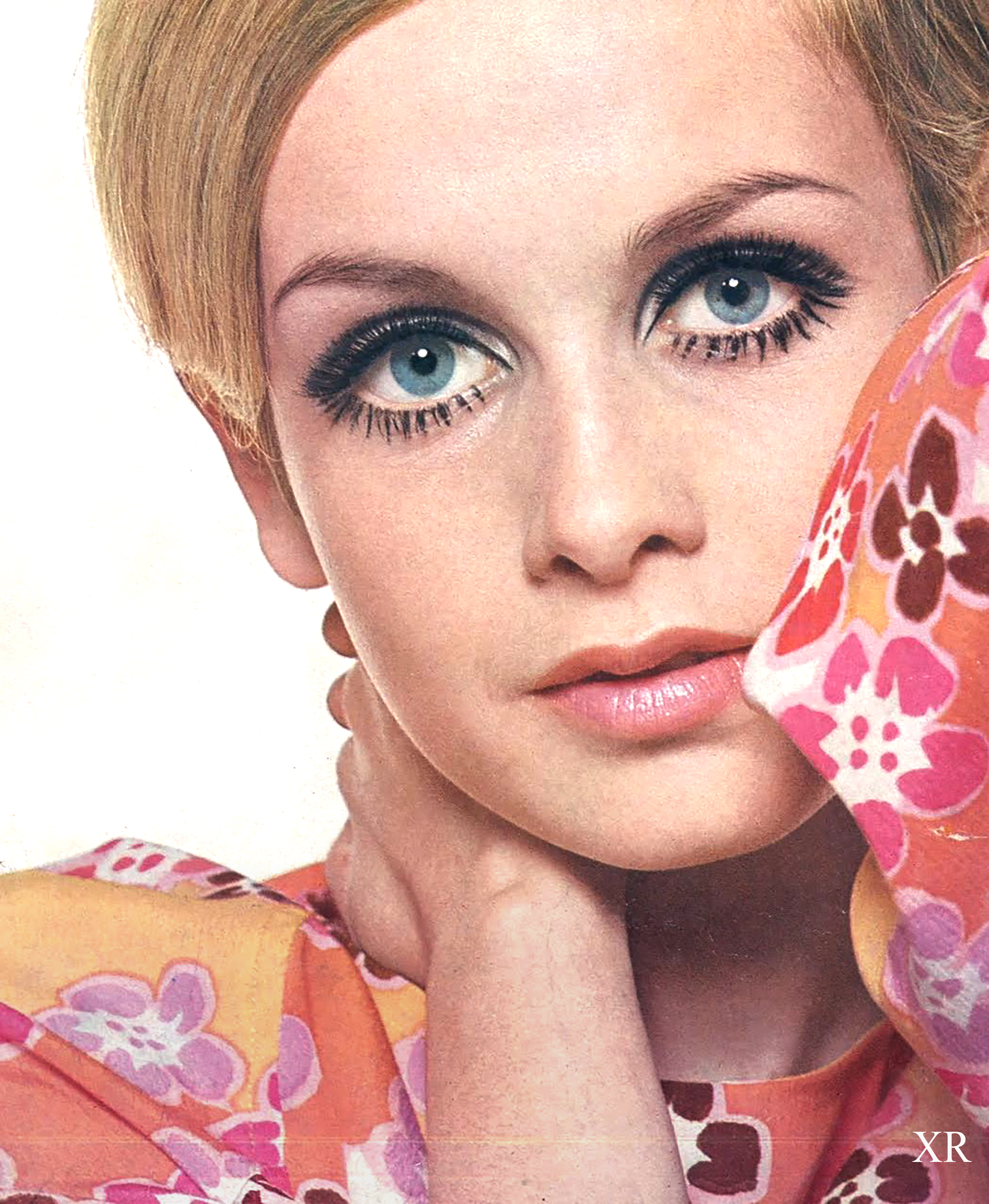 Twiggy su Vogue nel 1967.