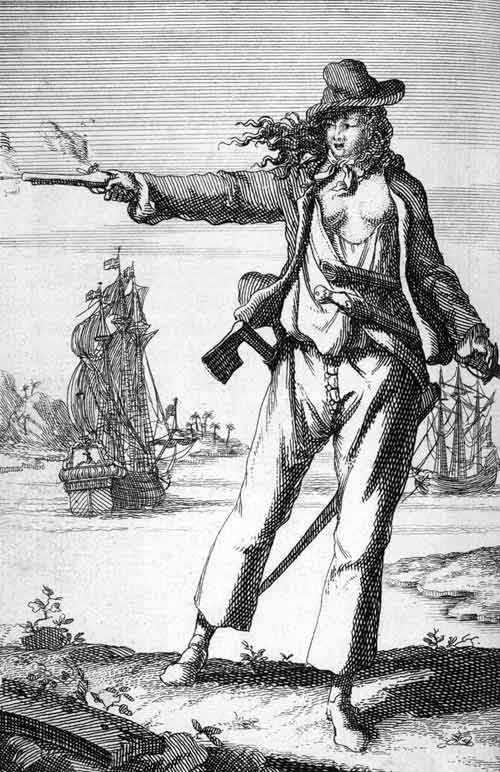 Le sole rappresentazioni di Mary Read e Anne Bonny giunte fino a noi sono le illustrazioni dei capitoli a loro dedicati nell’opera del 1724 Storia generale dei pirati. Le due sono rappresentate con abiti maschili e espressioni minacciose, sono armate e mostrano il seno scoperto. Questo perché, secondo l’autore, entrambe erano solite mostrare il seno alle loro vittime prima di ucciderle, per rivelare la loro identità di donne e rendere l’atto ancora più umiliante. Questo però non è accertato né verificabile in alcun modo: si tratta probabilmente di un dettaglio oggettificante inventato dall’autore, in linea con la misoginia dell’epoca.