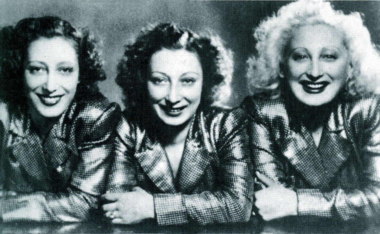 Trio Lescano nel 1939.