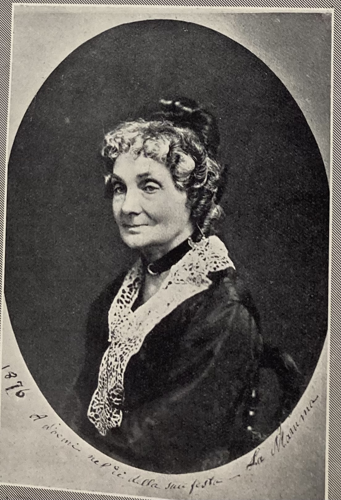 Giulia Pezzi. Tratto da Antonio Monti, <em>Giulietta Pezzi e il suo prezioso archivio</em>, in «Milano», novembre 1928.