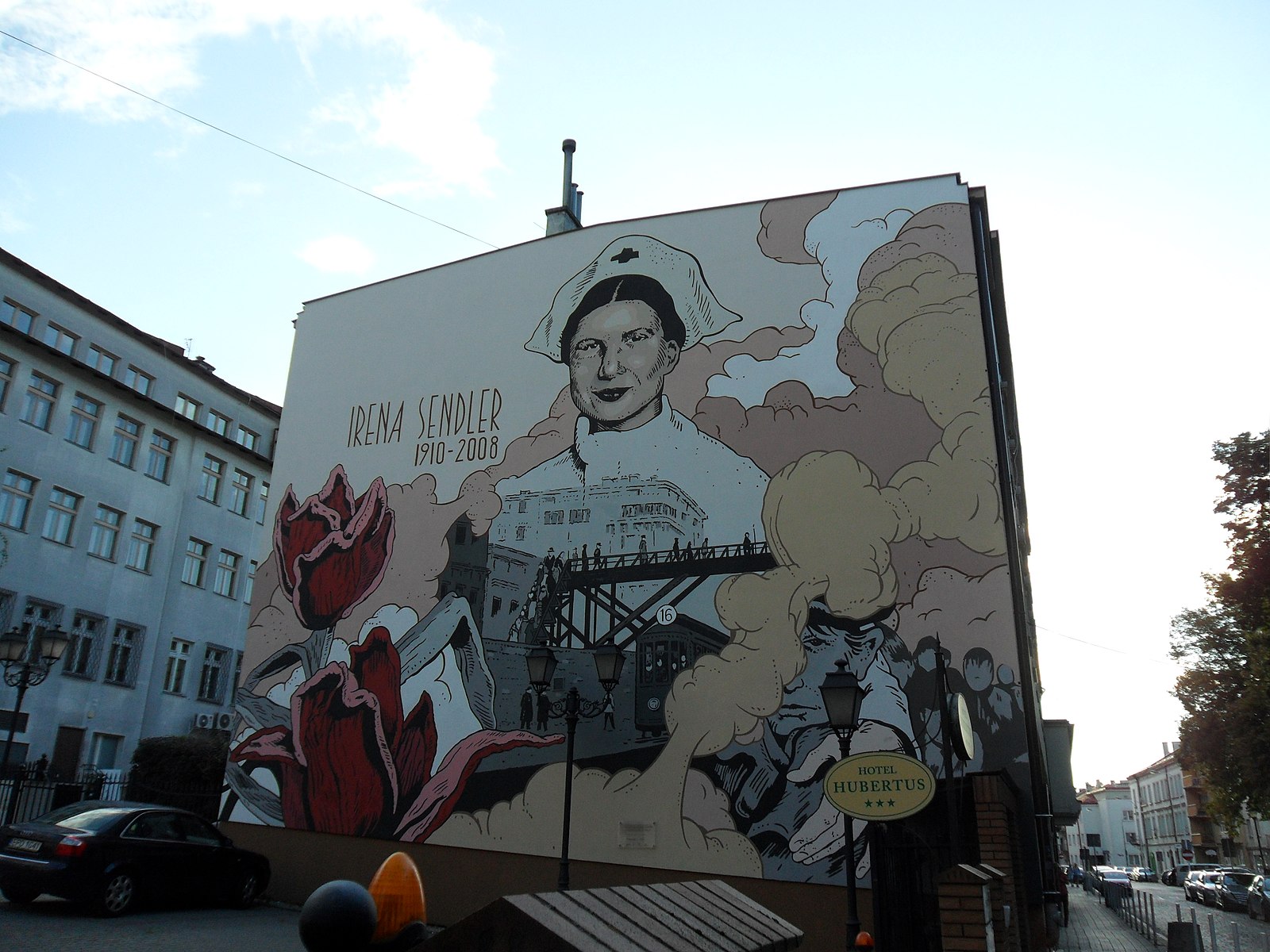 Murale dedicato a Irena Sendler, a Rzeszów.