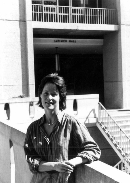 Frances Arnold all'Università della California, Berkeley, 1983 (Courtesy of Frances Arnold, Fonte: nobelprize.org)