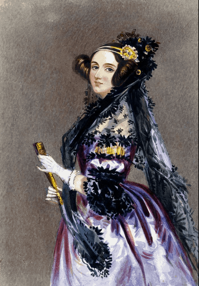 Ritratto di Ada Lovelace di Alfred Edward Chalon.
