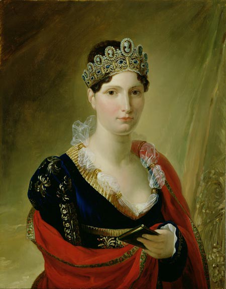 Ritratto di Elisa Marianna Baciocchi Bonaparte, olio su tela, 1812.