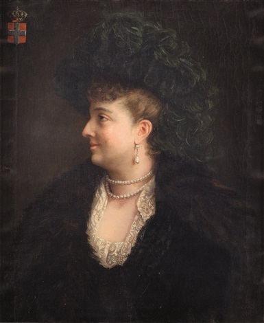 Seconda immagine: Ritratto di Margherita di Savoia, Mathilde Ruinart de Brimont. Immagine in pubblico dominio.