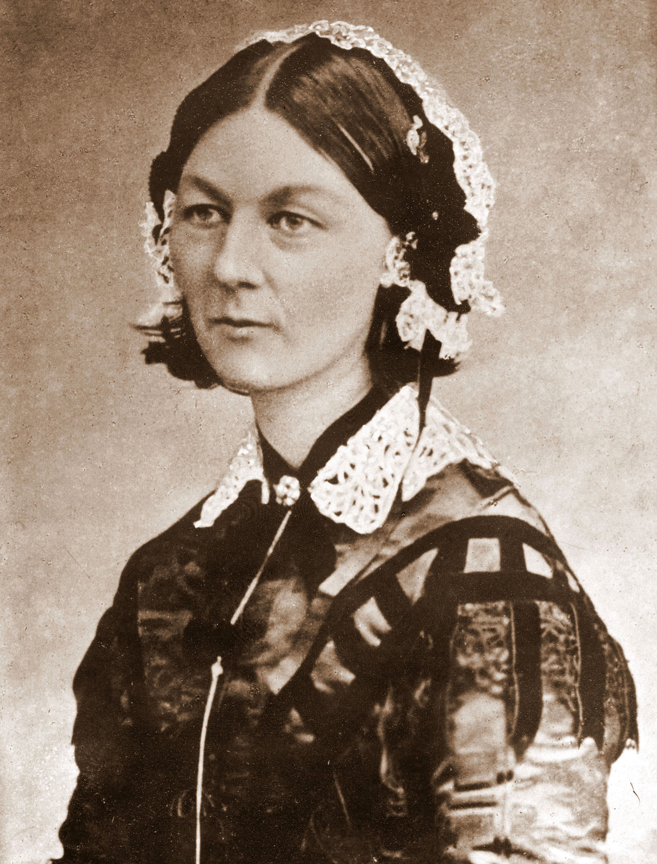 Florence Nightingale, foto di H. Lenthall, London.