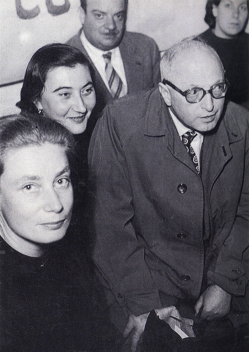 Joyce Lussu e Pietro Nenni. 
