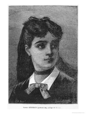  Marie-Sophie Germain a 14 anni. Illustrazione proveniente da Storia del Socialismo, 1880 circa.

