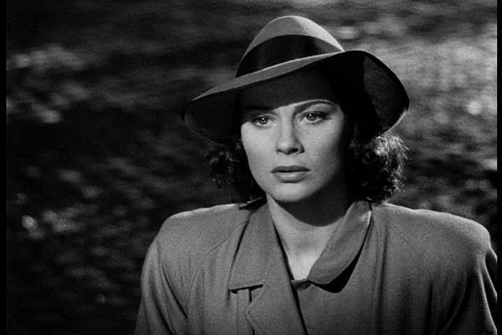 Alida Valli interpreta Anna Schmidt ne Il Terzo Uomo, 1949.