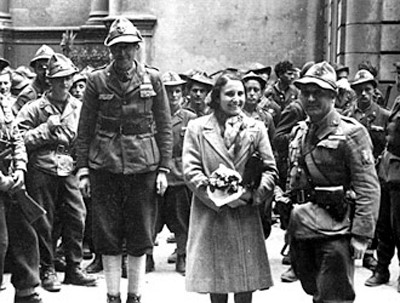 Ada Gobetti a Torino, nel 1945.
