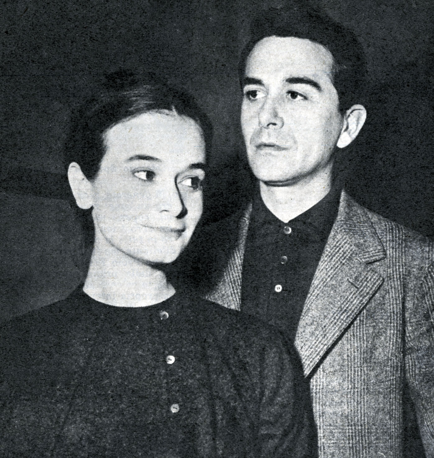 Anna Maria Guarnieri e Giorgio De Lullo, 1958.
