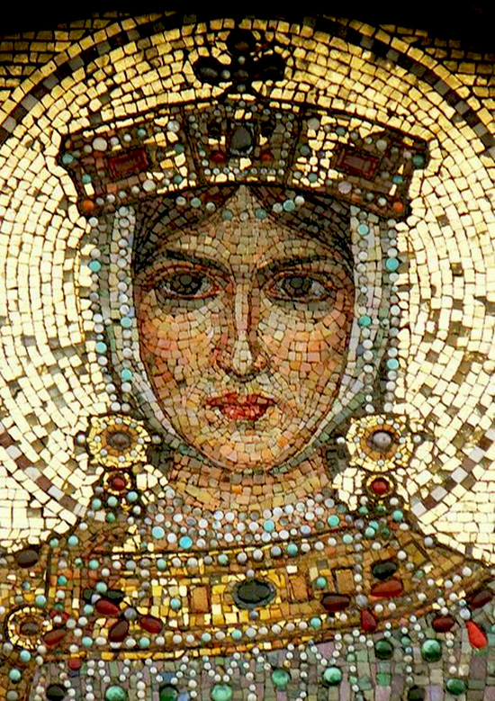 Mosaico che ritrae Santa Eudocia, Cattedrale Alexander Nevsky , Sofia.