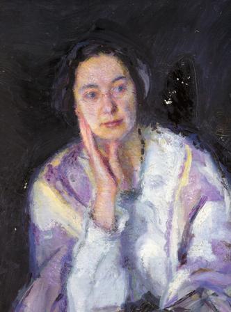 Armando Spadini, <i>Ritratto di Olga Signorelli</i>, 1920 circa (Immagine in pubblico dominio)