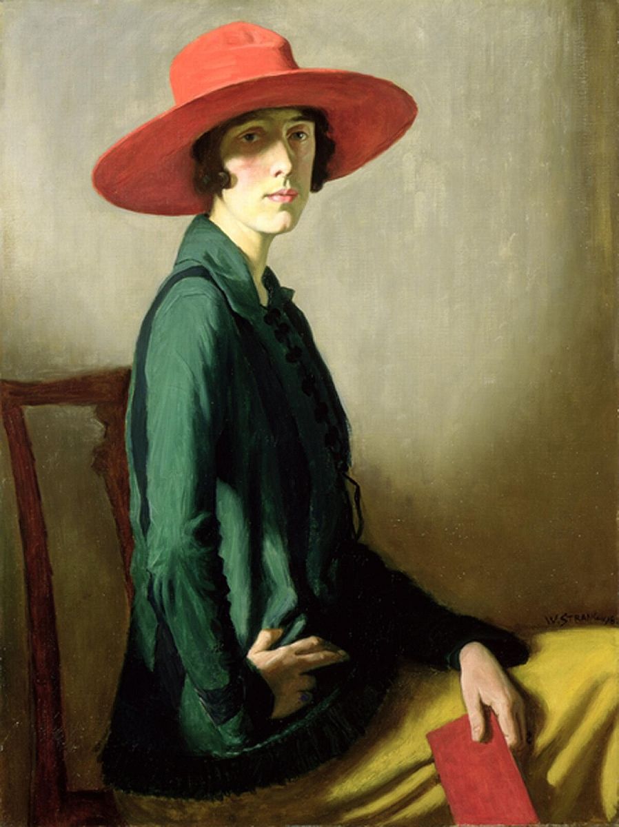 Ritratto di Vita Sackville-West, di William Strang, 1918. Conservato al Kelvingrove Art Gallery and Museum.
