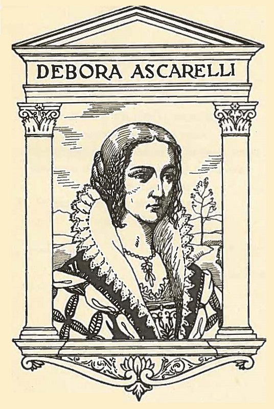 Debora Ascarelli; da: P. Ascarelli, Debora Ascarelli poetessa, Sindacato Italiano Arti Grafiche Editore, Roma, s.d. (ma 1925), p. 5